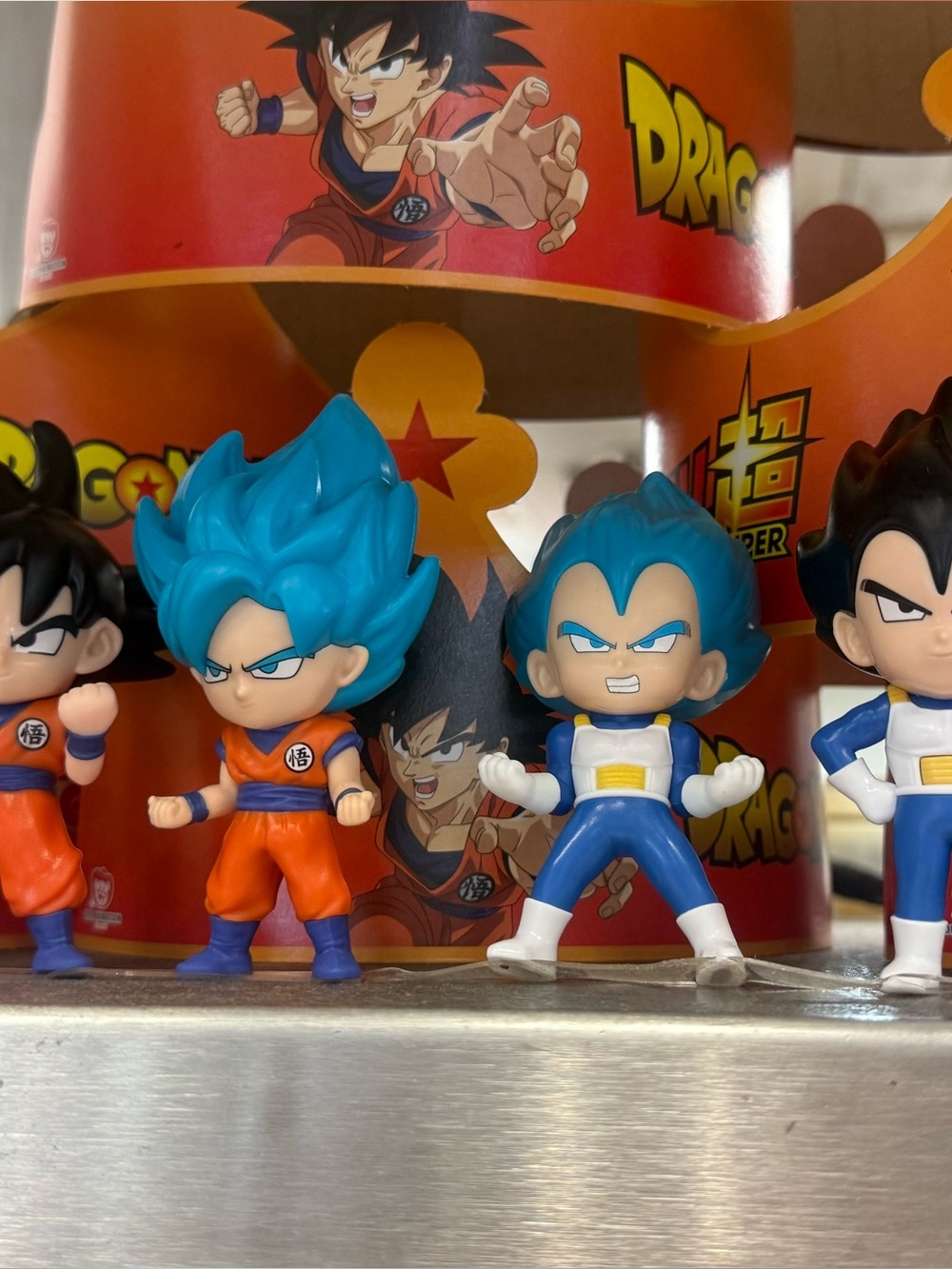 Blue-Haired Saiyan Duo Action Figure Set - Kids Toys full collection unopened